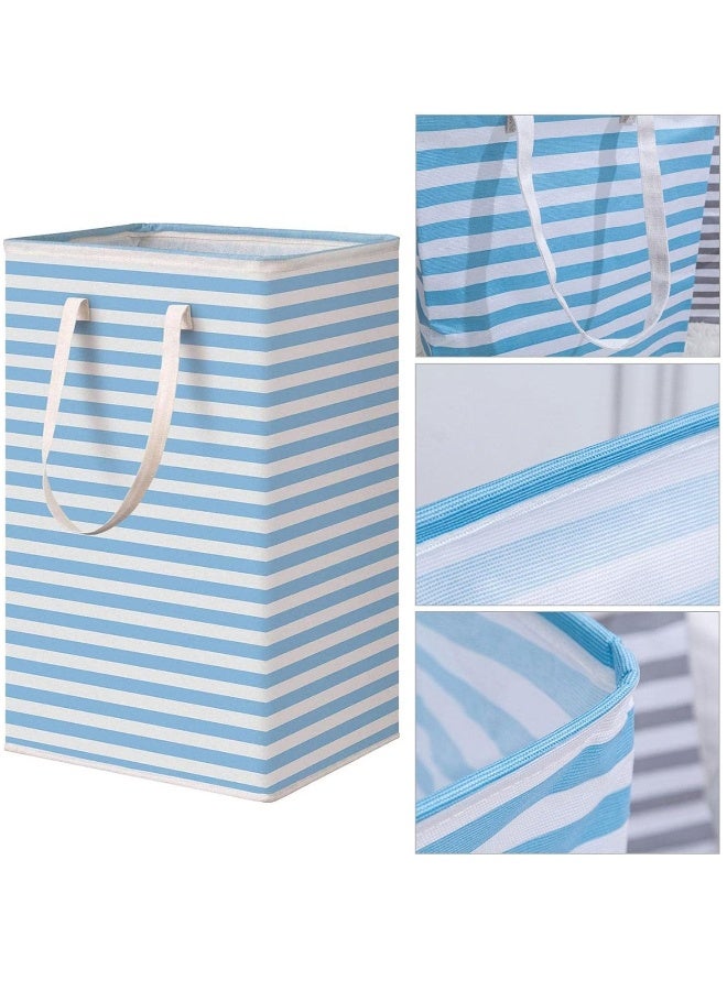2 Packs Laundry Hamper, 75L Collapsible Large Baskets with Handles, Freestanding Waterproof Clothes Storage Basket, Toys and Clothes Organizer - Image 5